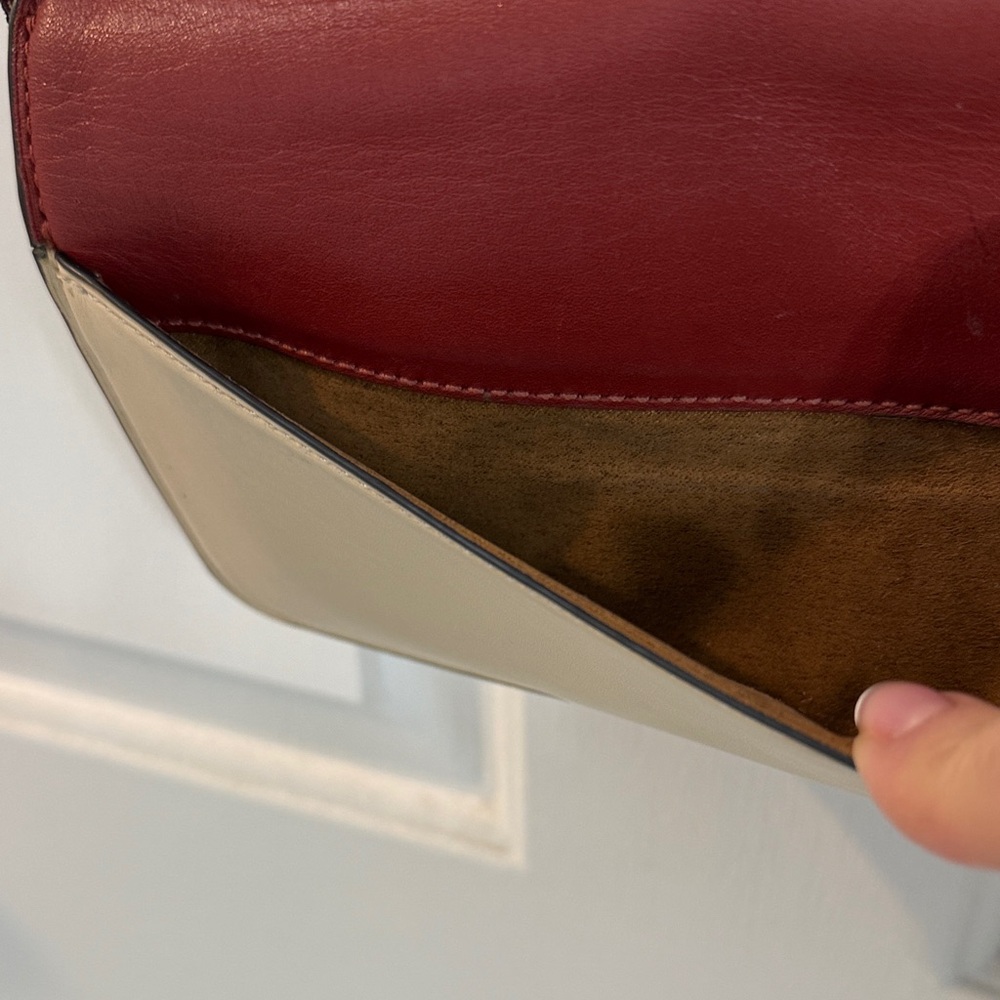 Coach Red and Cream Crossbody Bag - Picture 10 of 12